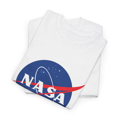 NASA Meatball T-Shirt with Artemis Sleeve Logo | Unisex Space Agency Graphic Tee | 100% Cotton NASA Apparel | Gift for Space Enthusiasts
