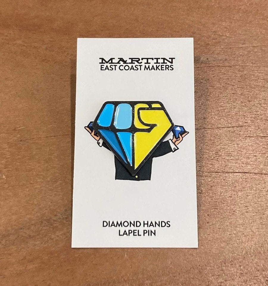 Diamond Hands Lapel Pin