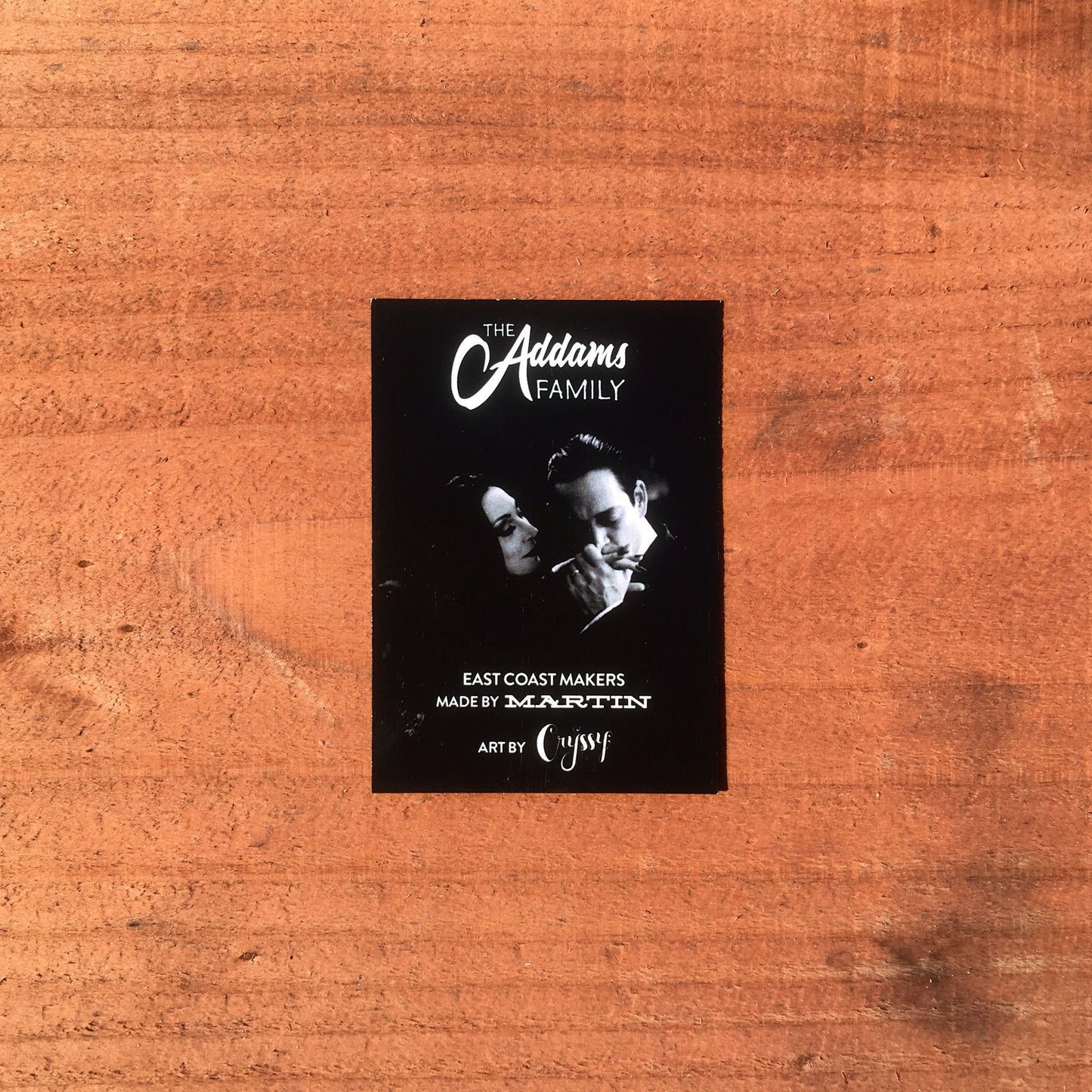 Morticia and Gomez Addams - Mon Cher! Gold Metal Lapel Pin