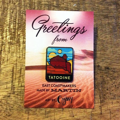 Greetings from Tatooine! Lapel Pin