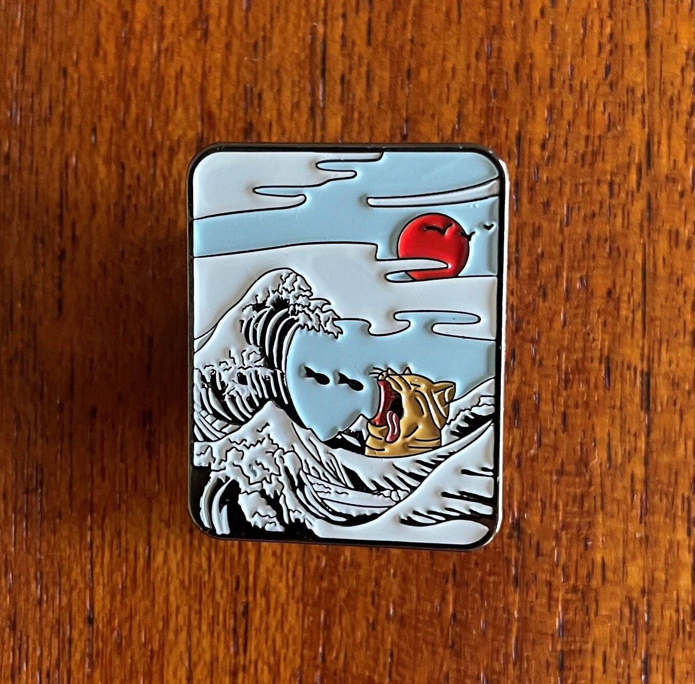 Oceans of Delight Cat Lapel Pin