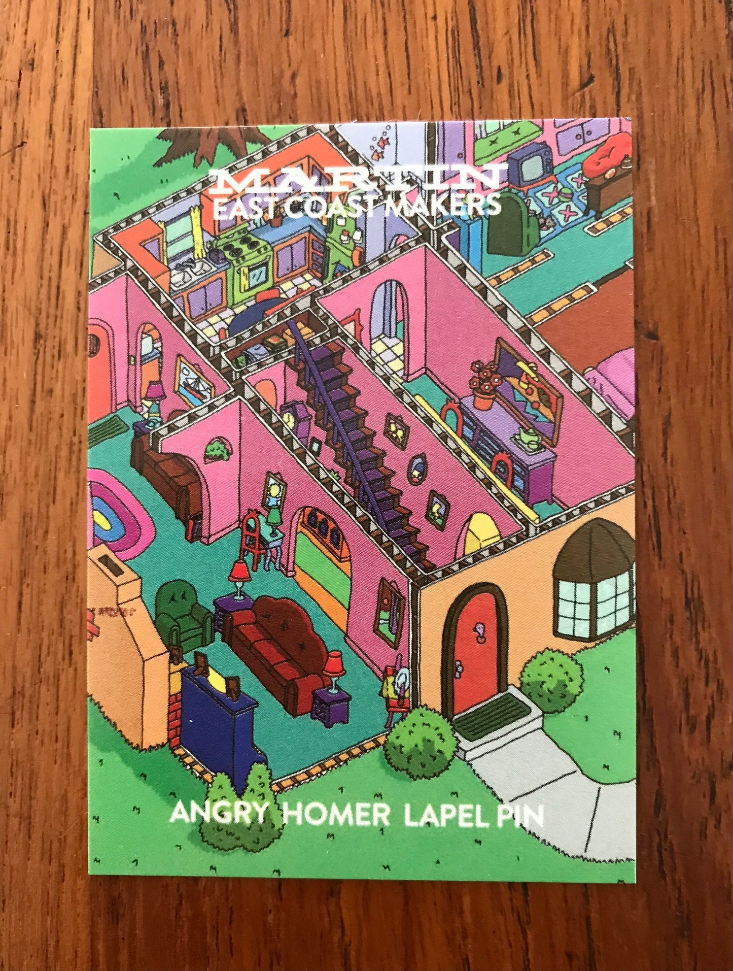 Angry Homer Lapel Pin