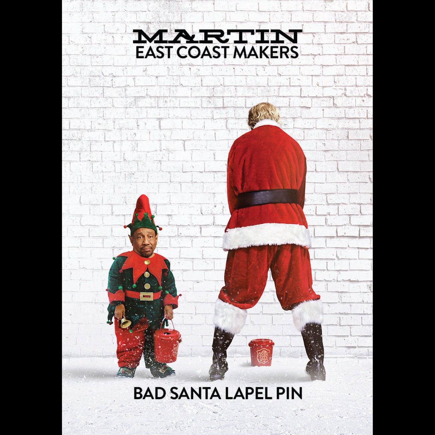 Bad Santa Lapel Pin