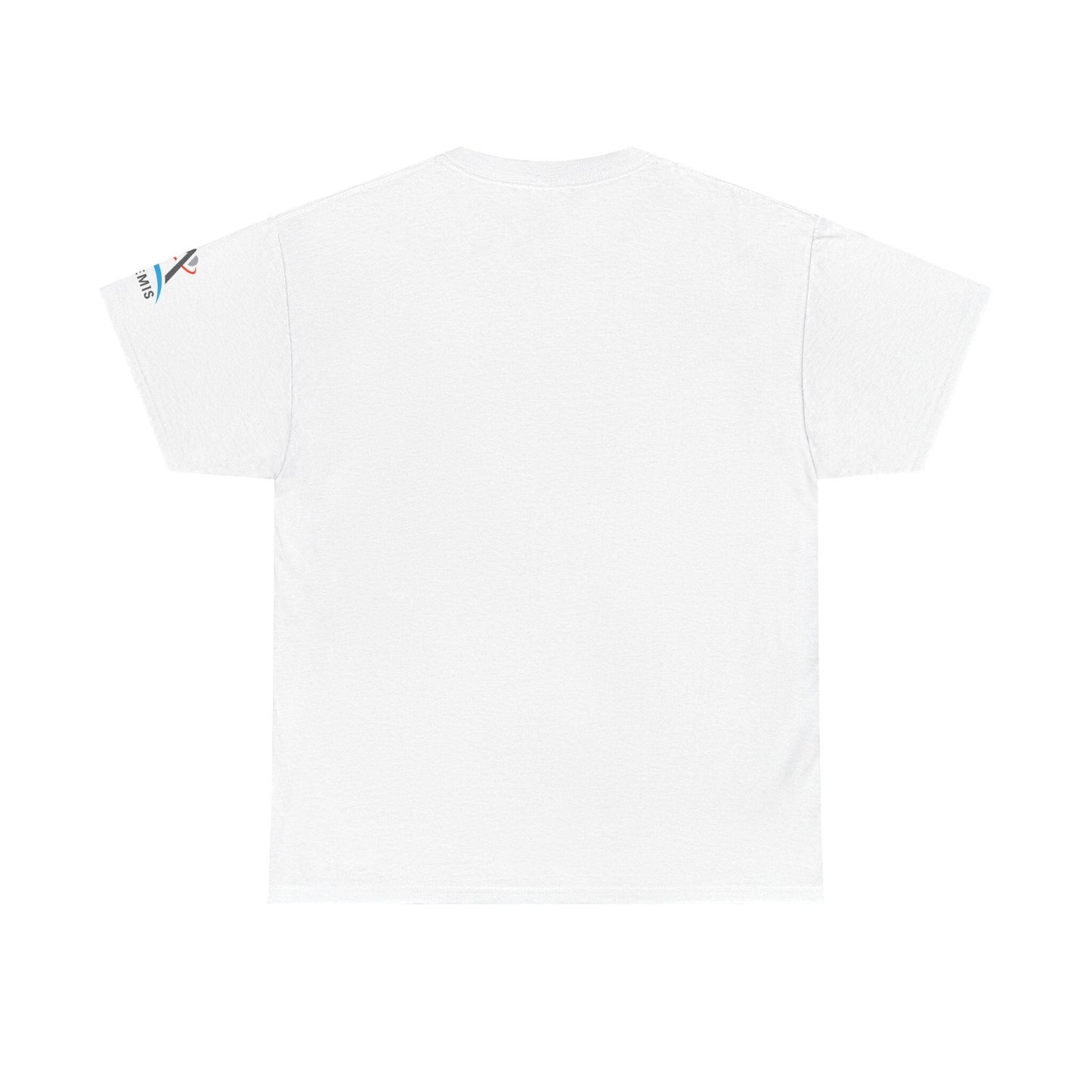 NASA Meatball T-Shirt with Artemis Sleeve Logo | Unisex Space Agency Graphic Tee | 100% Cotton NASA Apparel | Gift for Space Enthusiasts