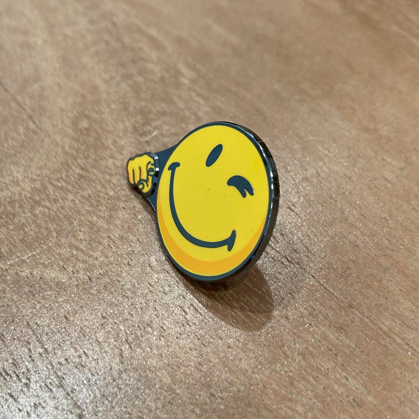 Happy Face Lapel Pin