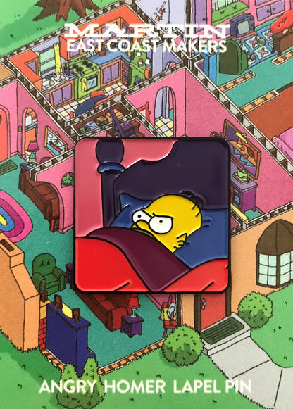 Angry Homer Lapel Pin