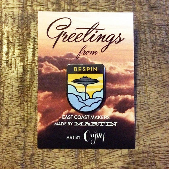 Greetings from Bespin! Lapel Pin