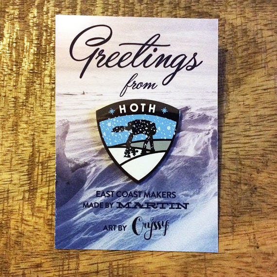 Greetings From Hoth! Lapel Pin