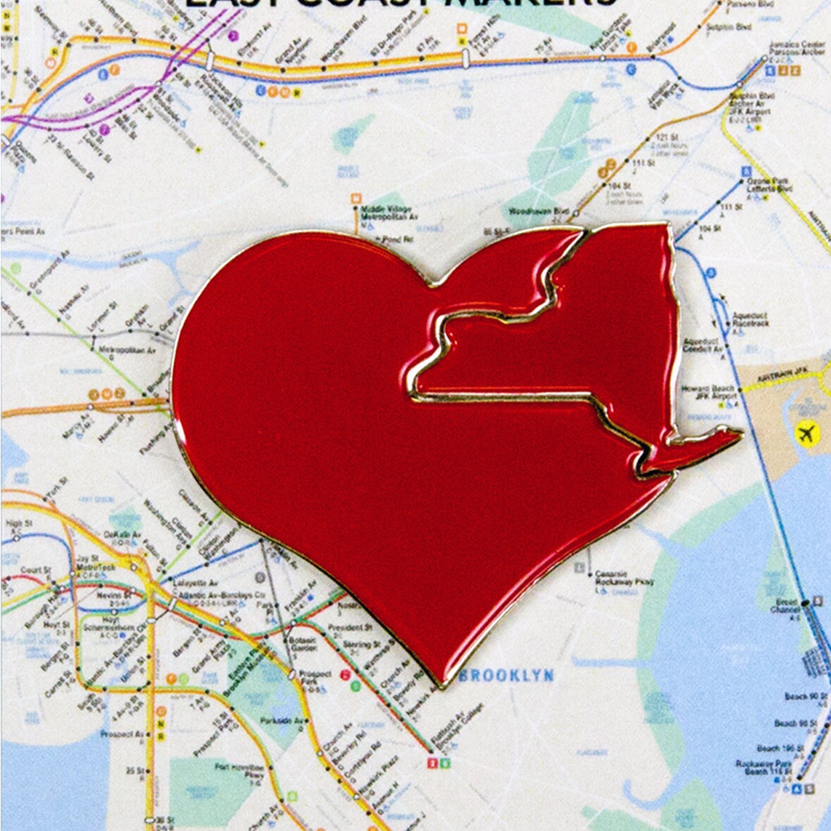 Heart NY / I Love New York - Soft Enamel Lapel Pin