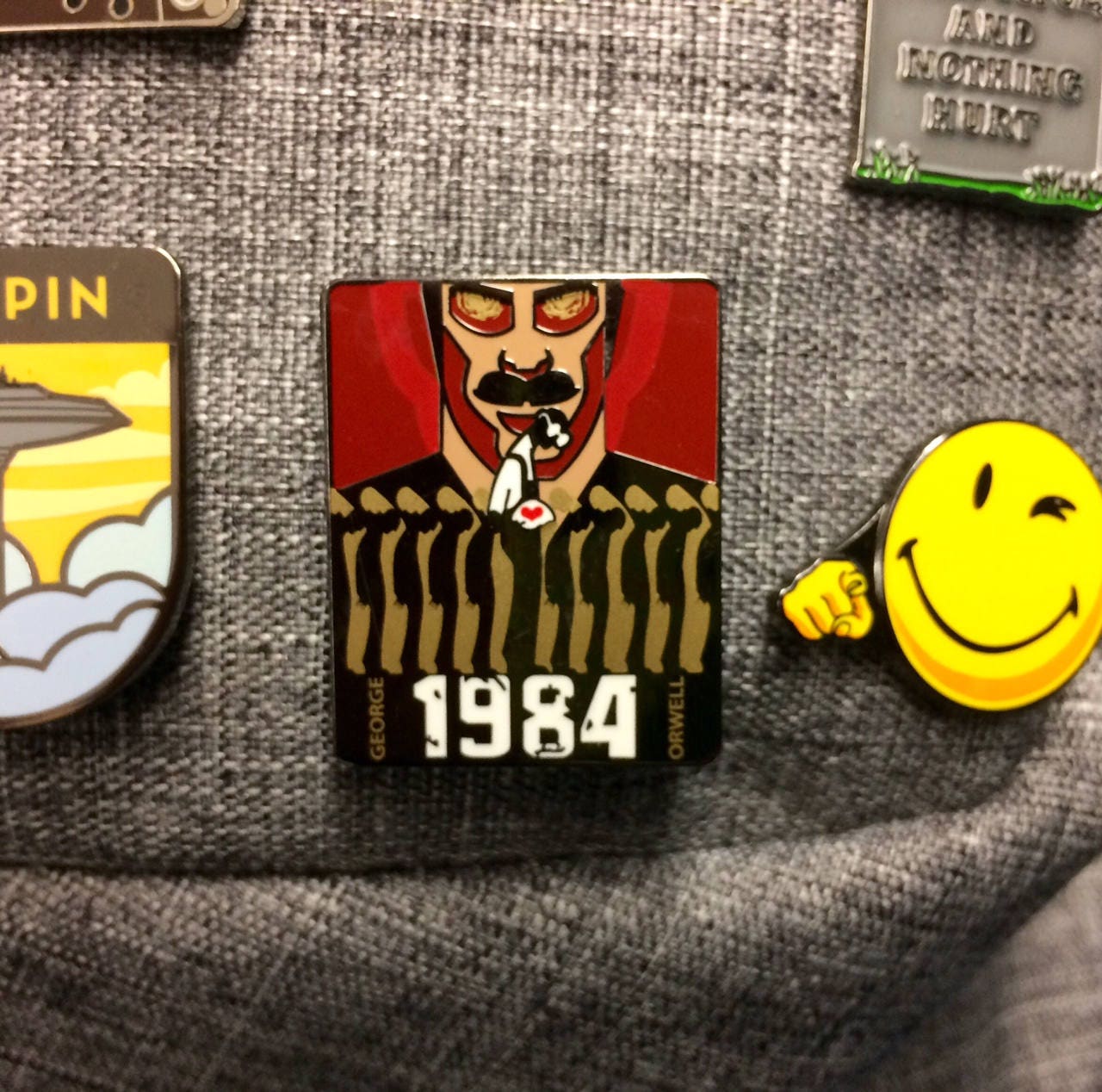 1984 George Orwell - Hard Enamel Lapel Pin