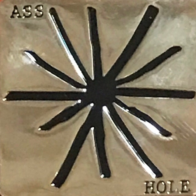 Ass Hole - Vonnegut Drawing Lapel Pin