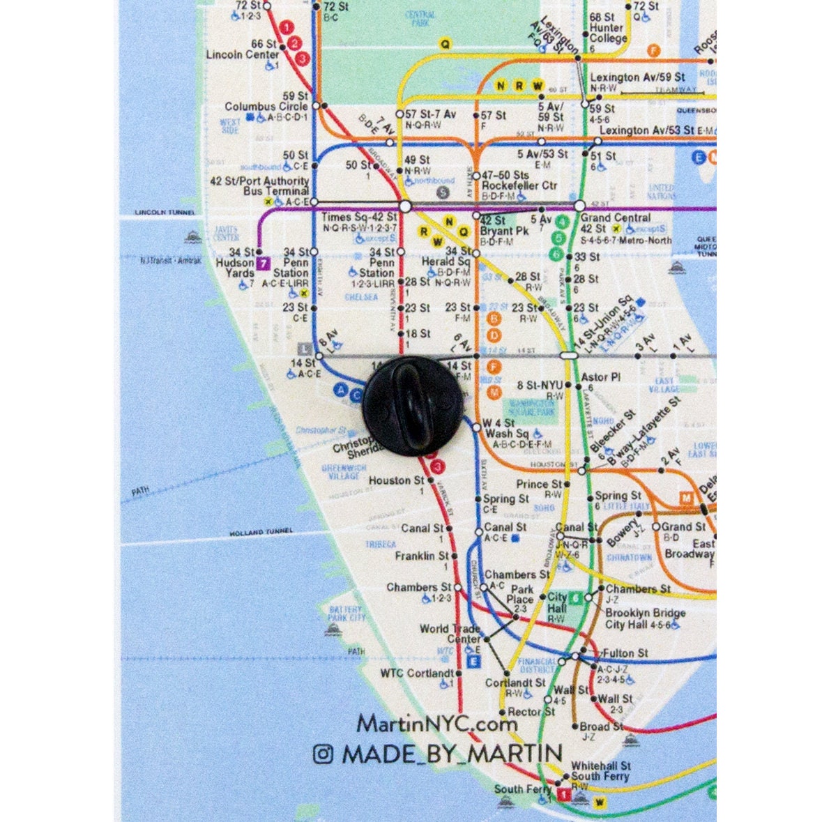 Heart NY / I Love New York - Soft Enamel Lapel Pin