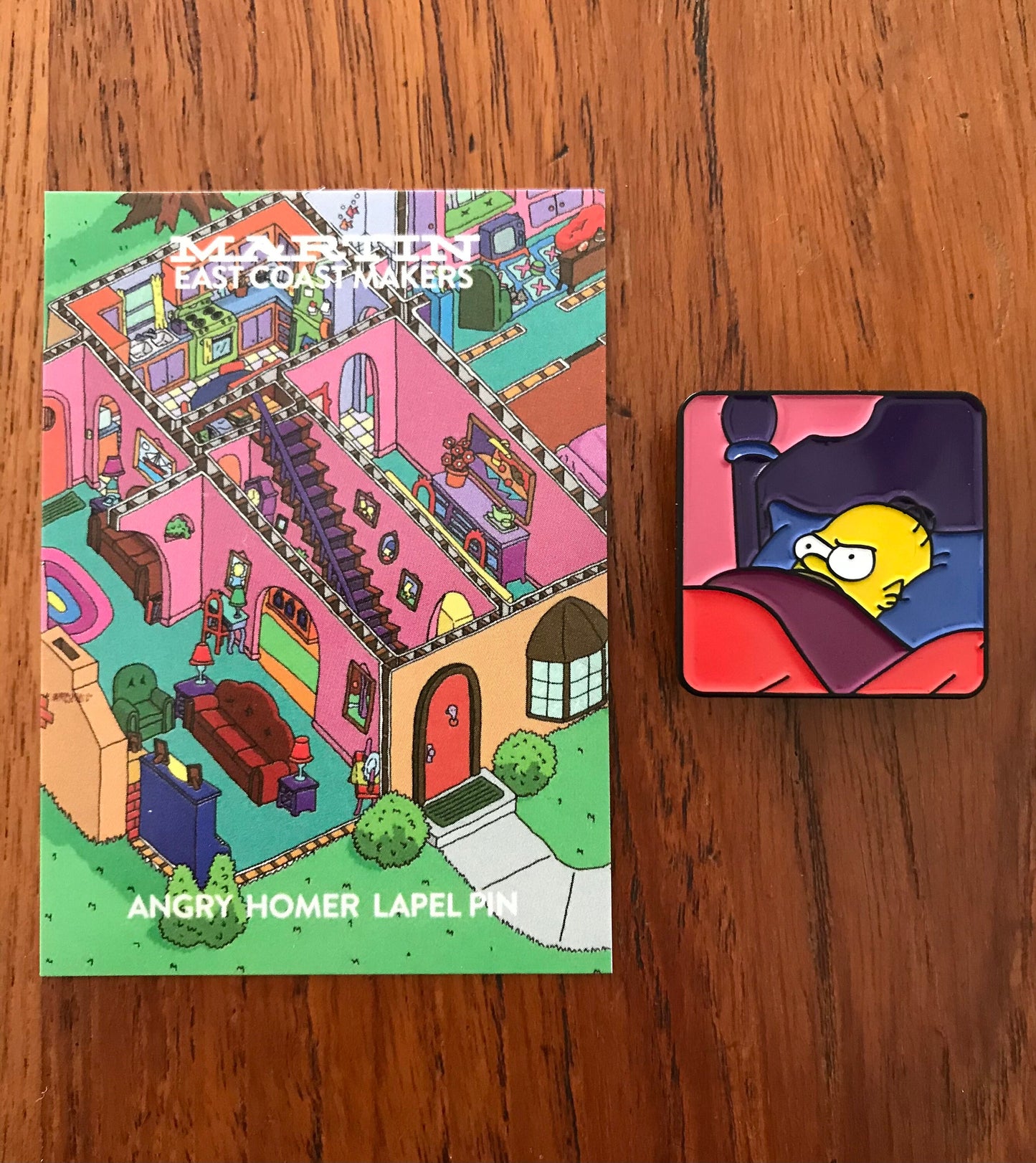 Angry Homer Lapel Pin
