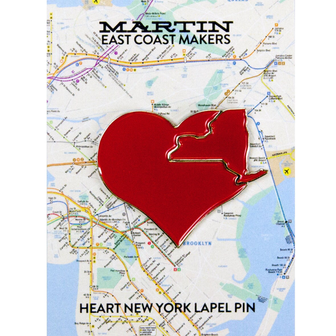 Heart NY / I Love New York - Soft Enamel Lapel Pin