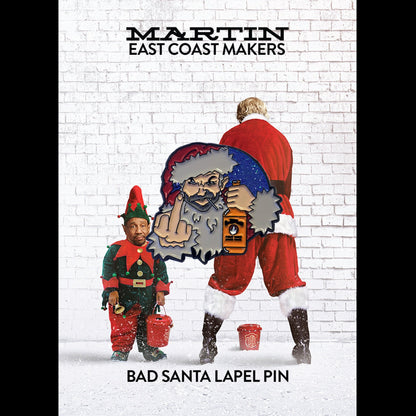 Bad Santa Lapel Pin